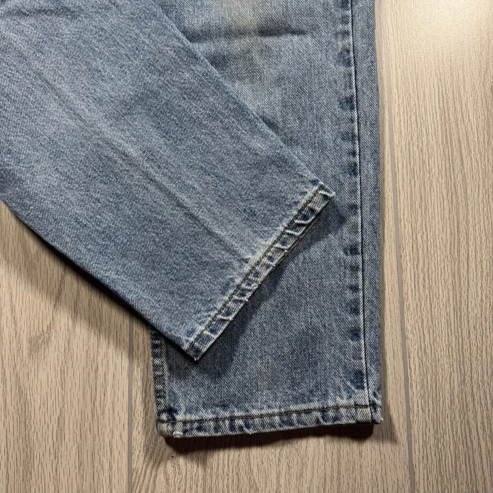 Vtg 90s Levi’s 550 Relaxed Taper Jeans Mens34x30 (fits 32x30) Made in USA Light